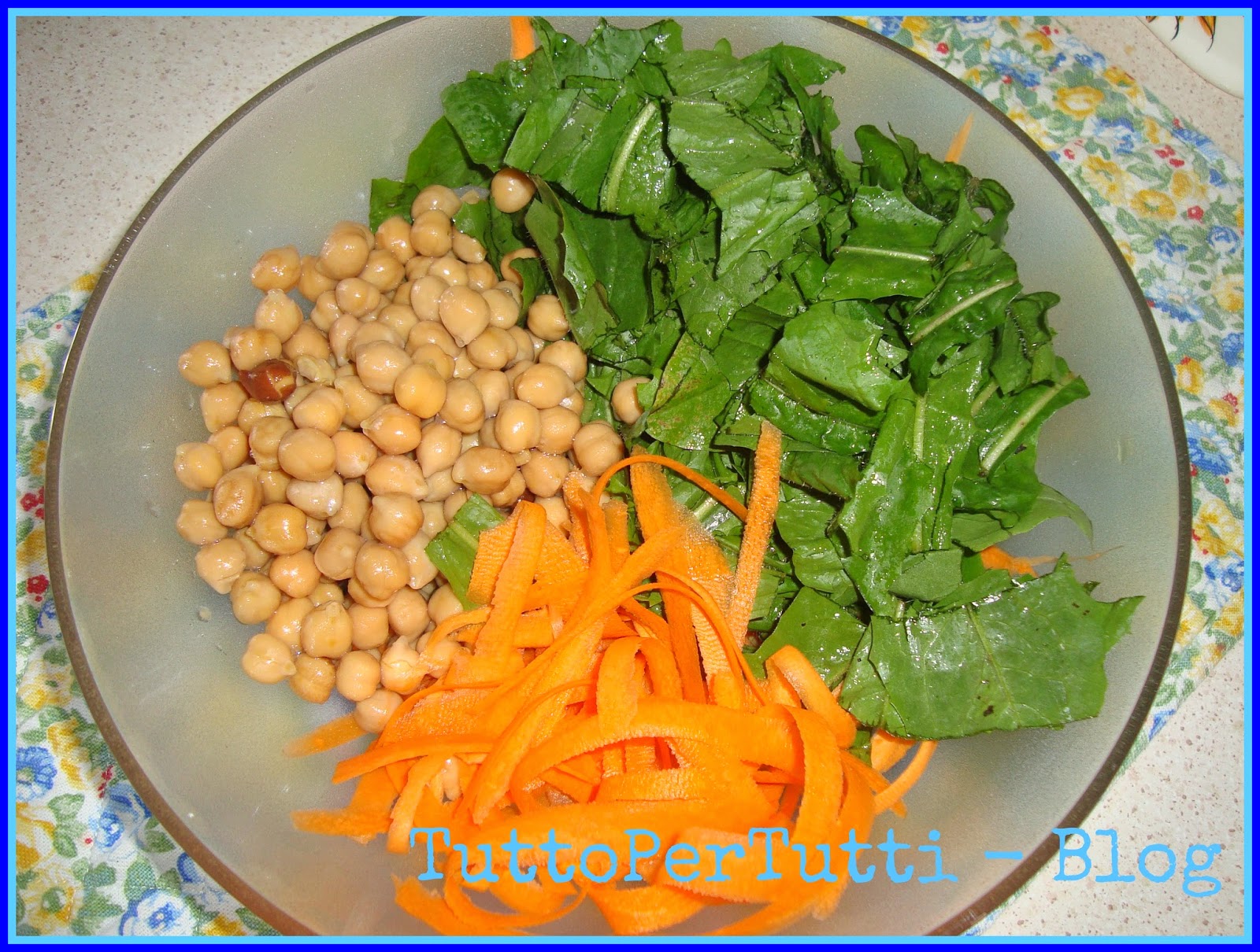 Insalata 3c – cicoria, ceci e carote
