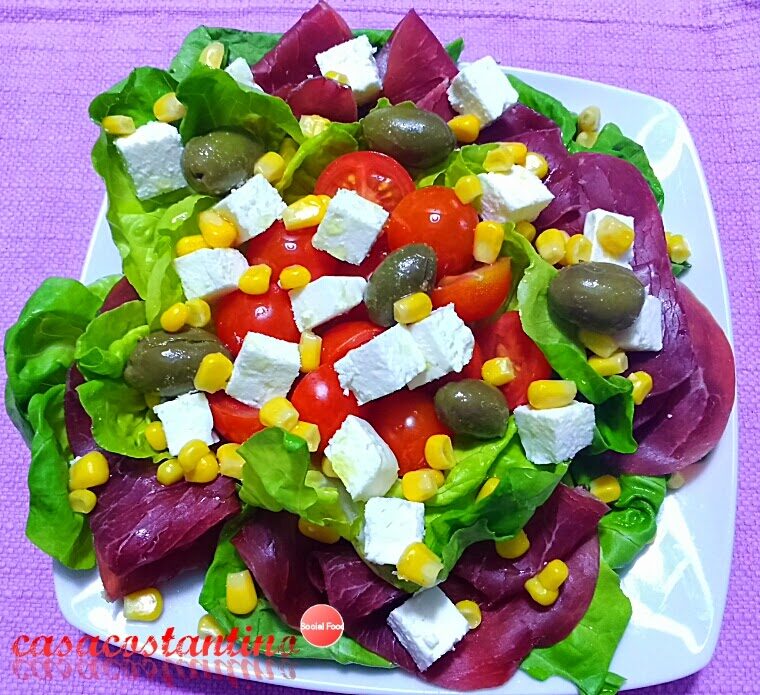 Insalata bresaola e feta