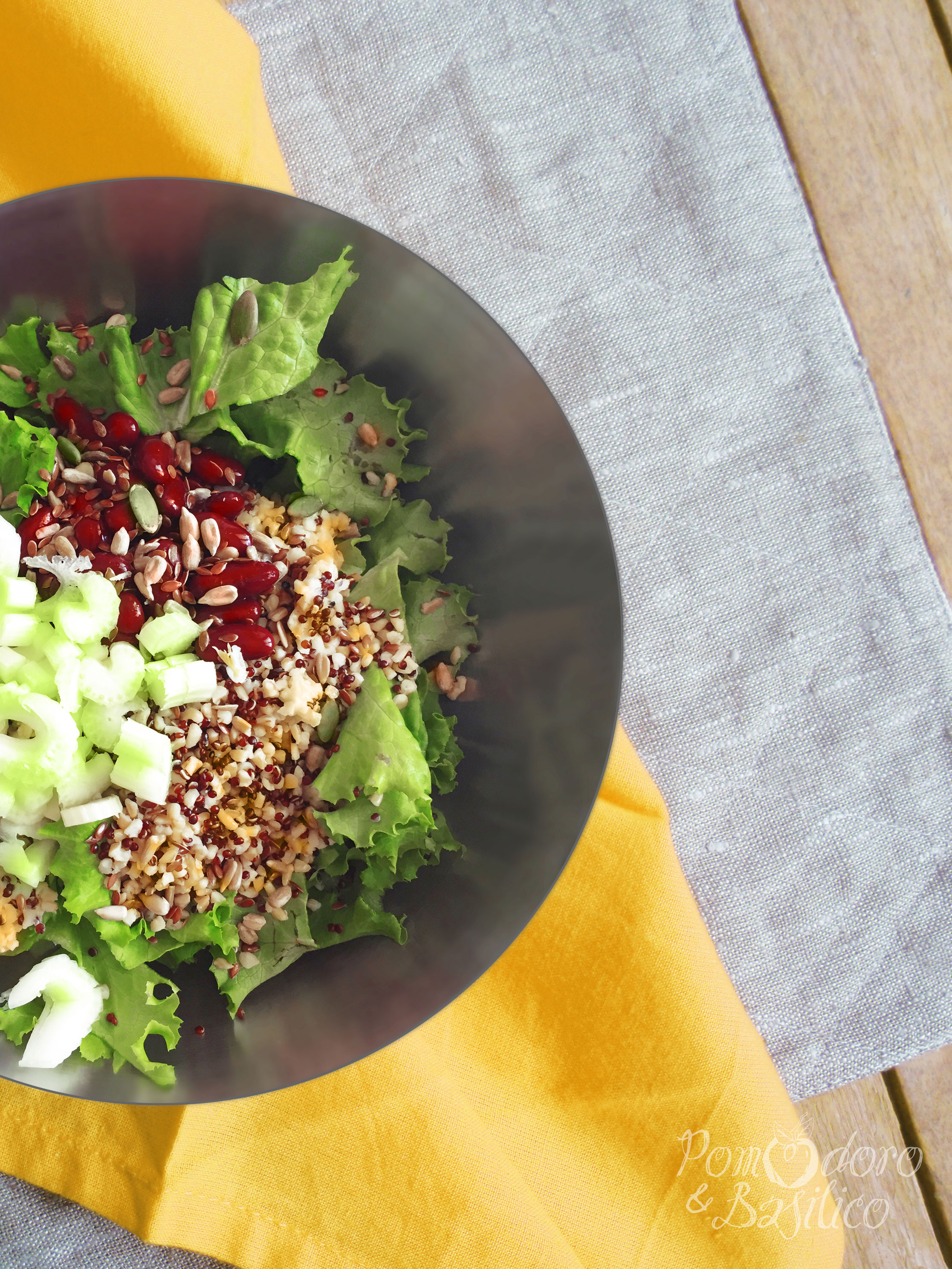 Insalata bulgur e quinoa