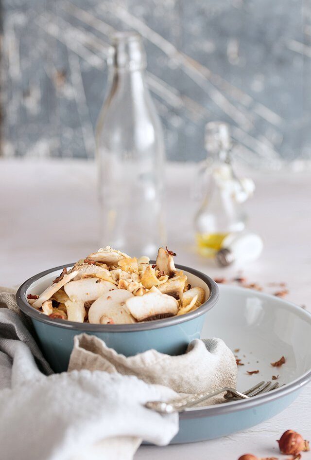 Insalata champignon e sedano rapa