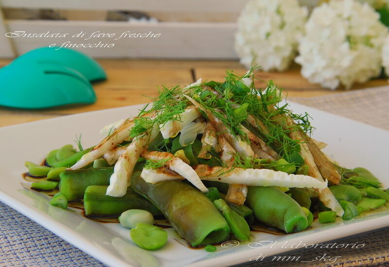 INSALATA CON FAVE FRESCHE E FINOCCHIO