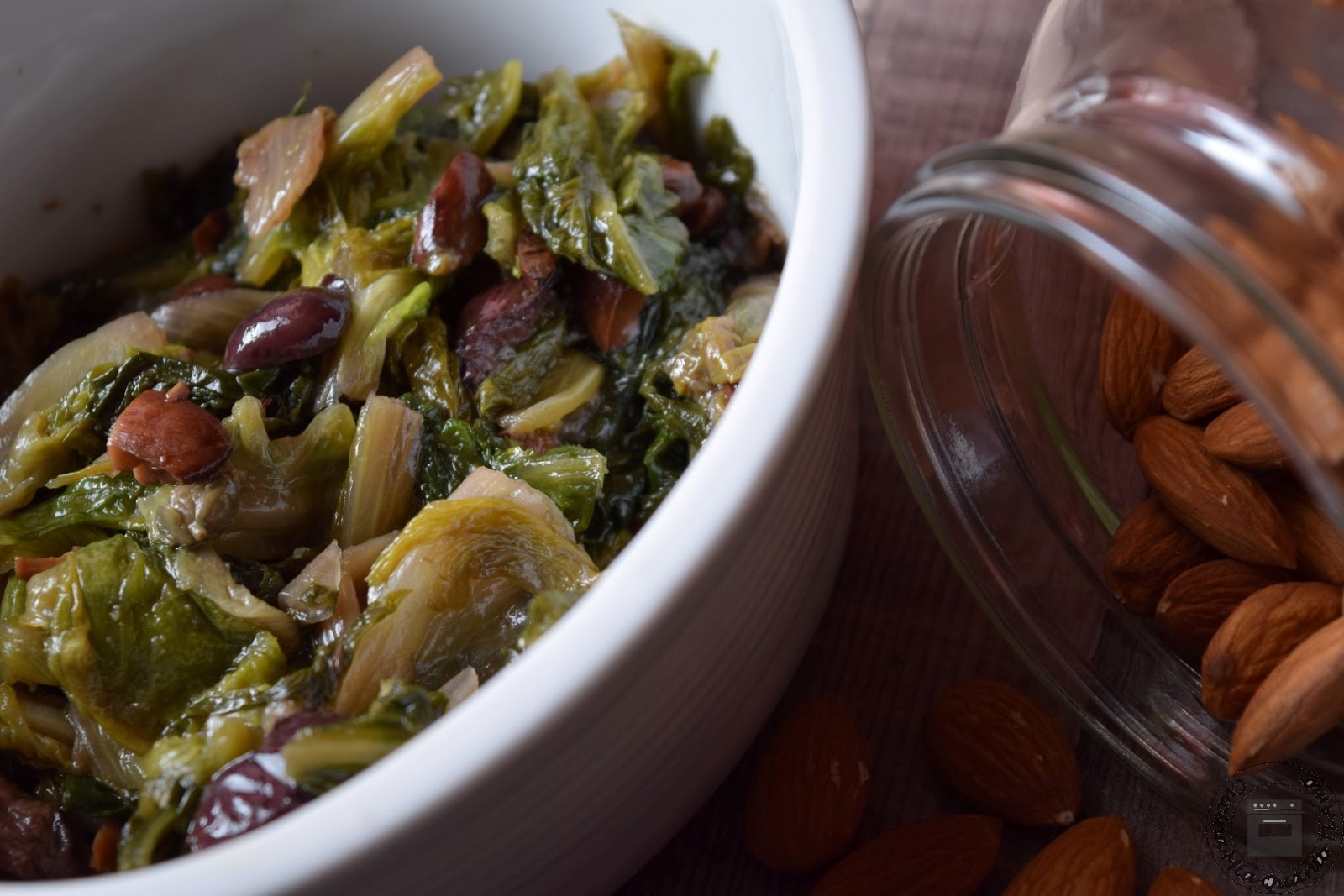 Insalata cotta con mandorle tostate