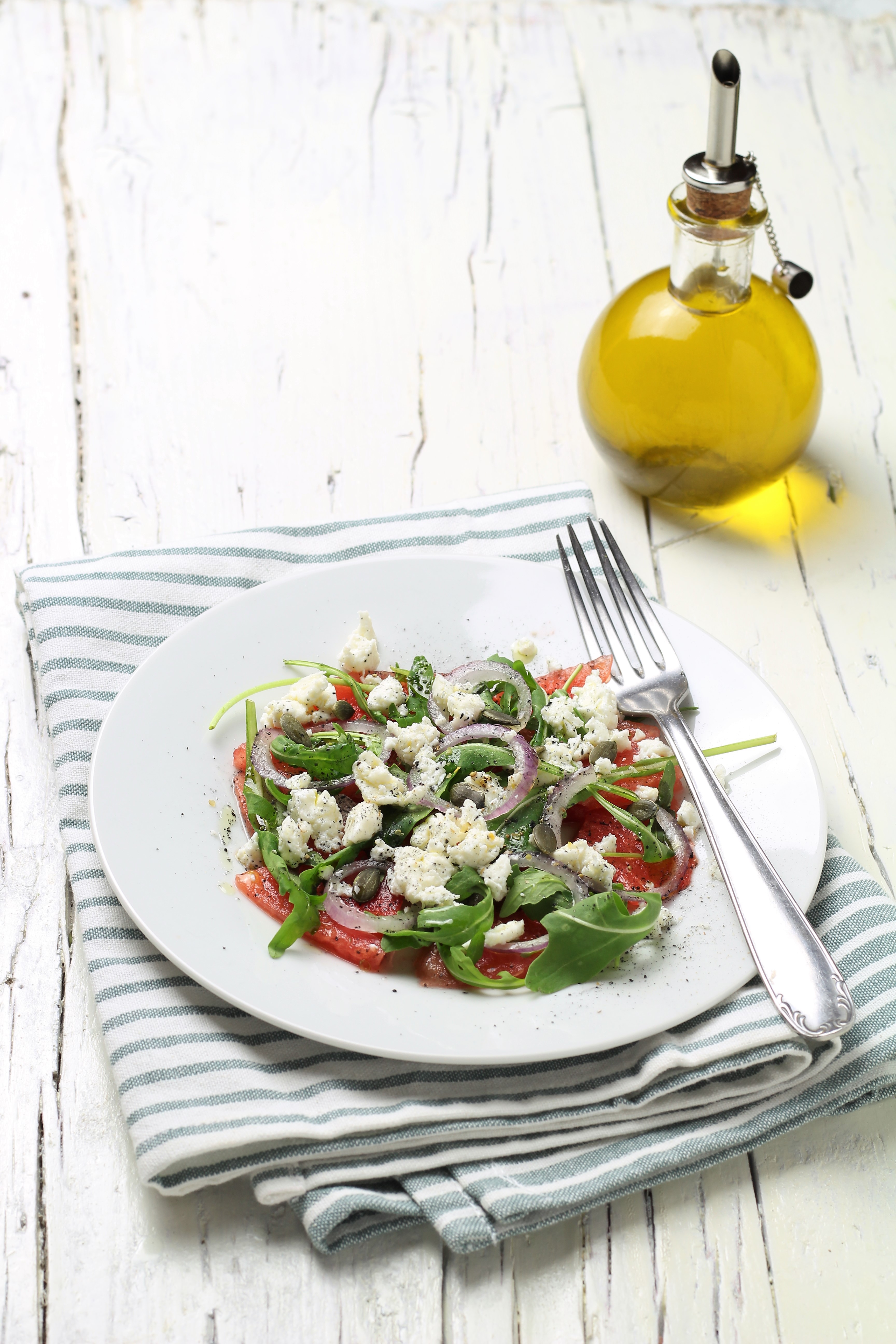 Insalata di anguria e feta