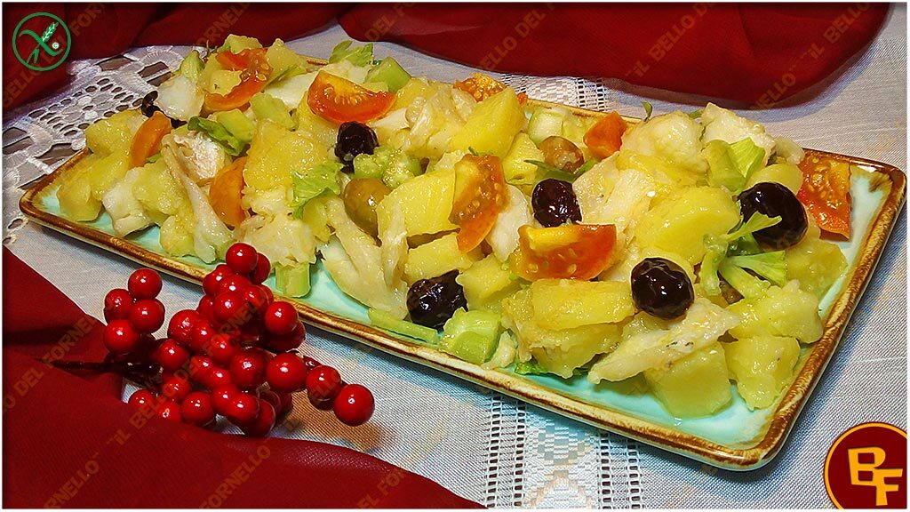 Insalata di baccalà patate ed olive
