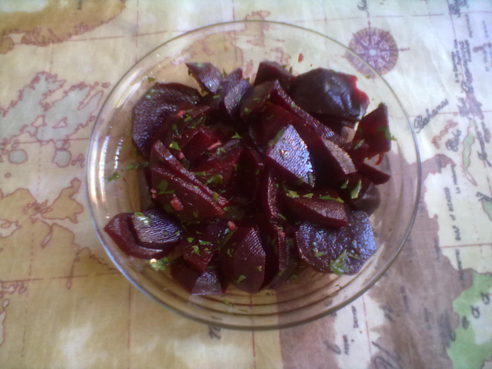 Insalata di barbabietola rossa