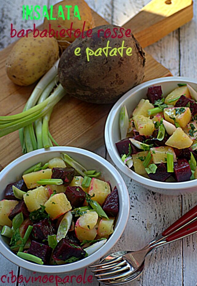 Insalata di barbabietole rosse e patate