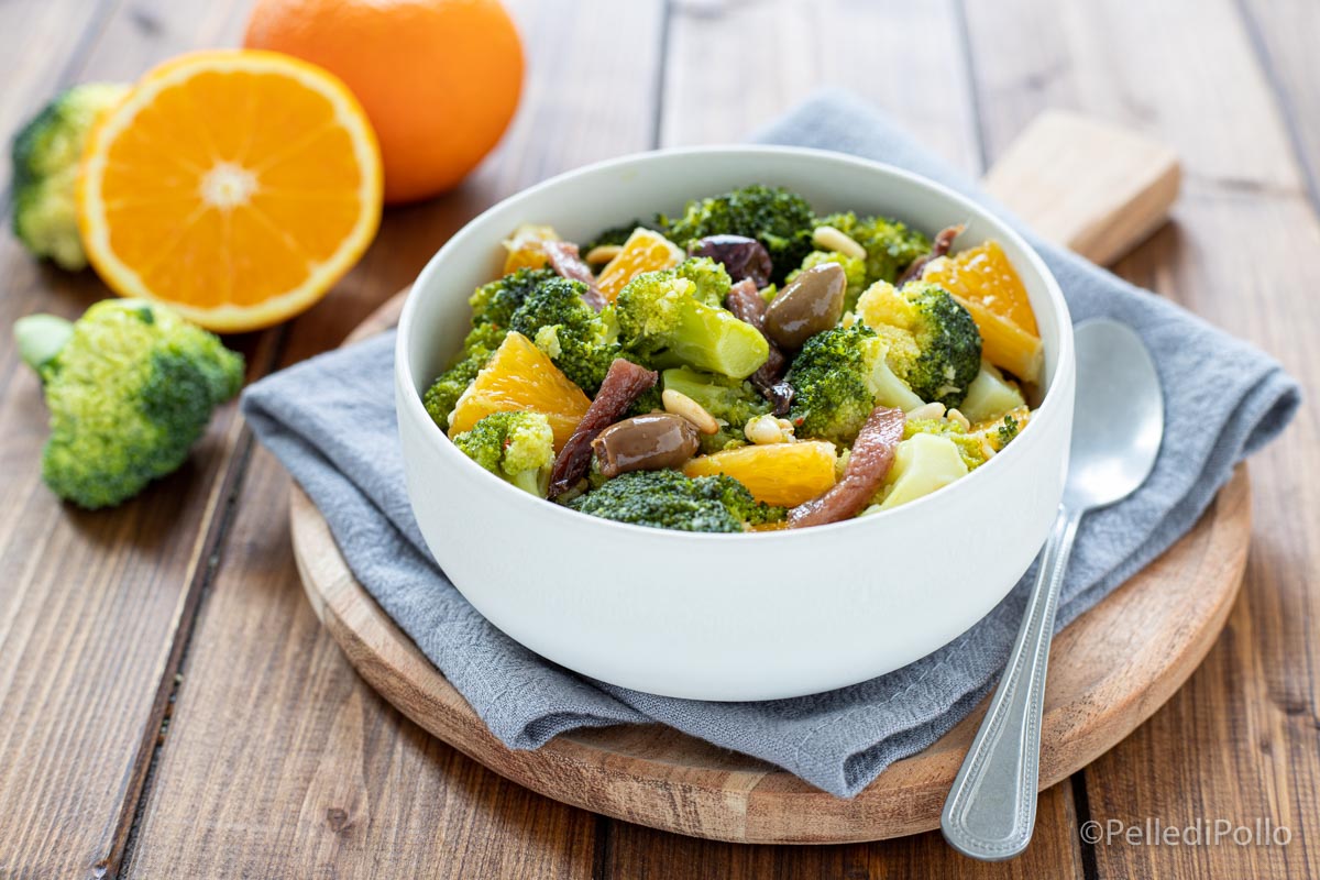 Insalata di broccoli e arance