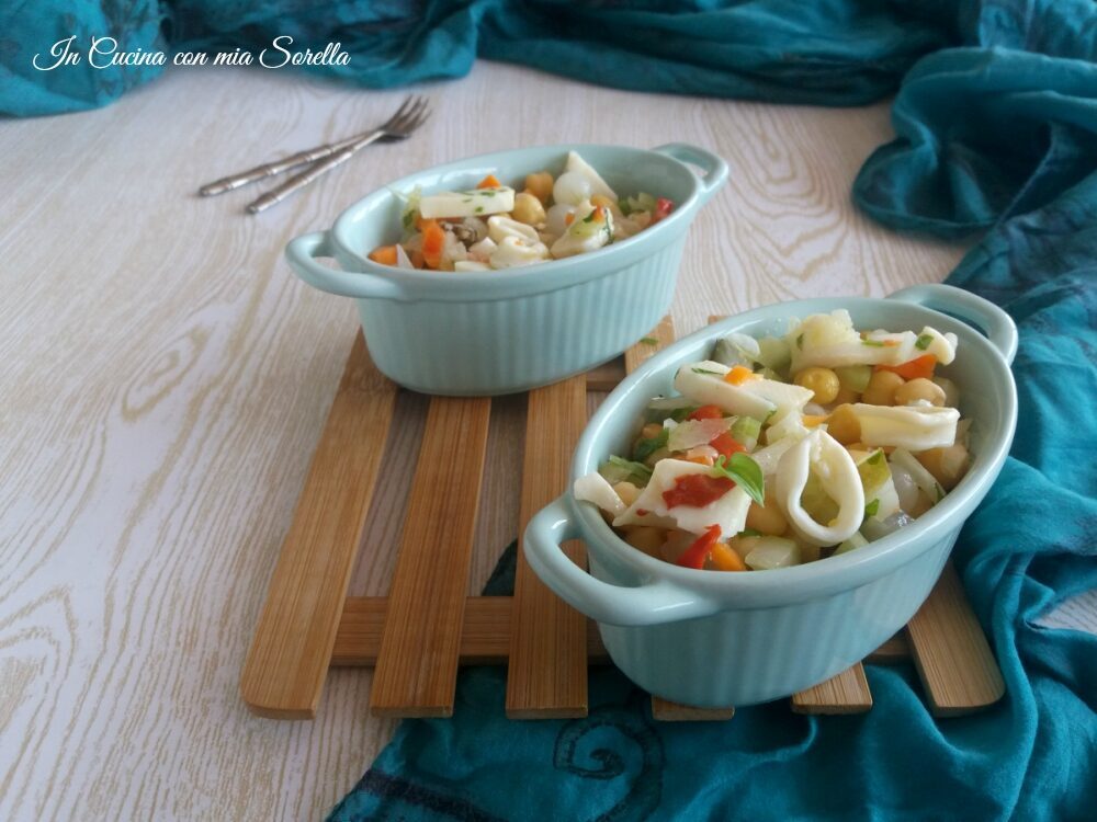 Insalata di calamari e ceci