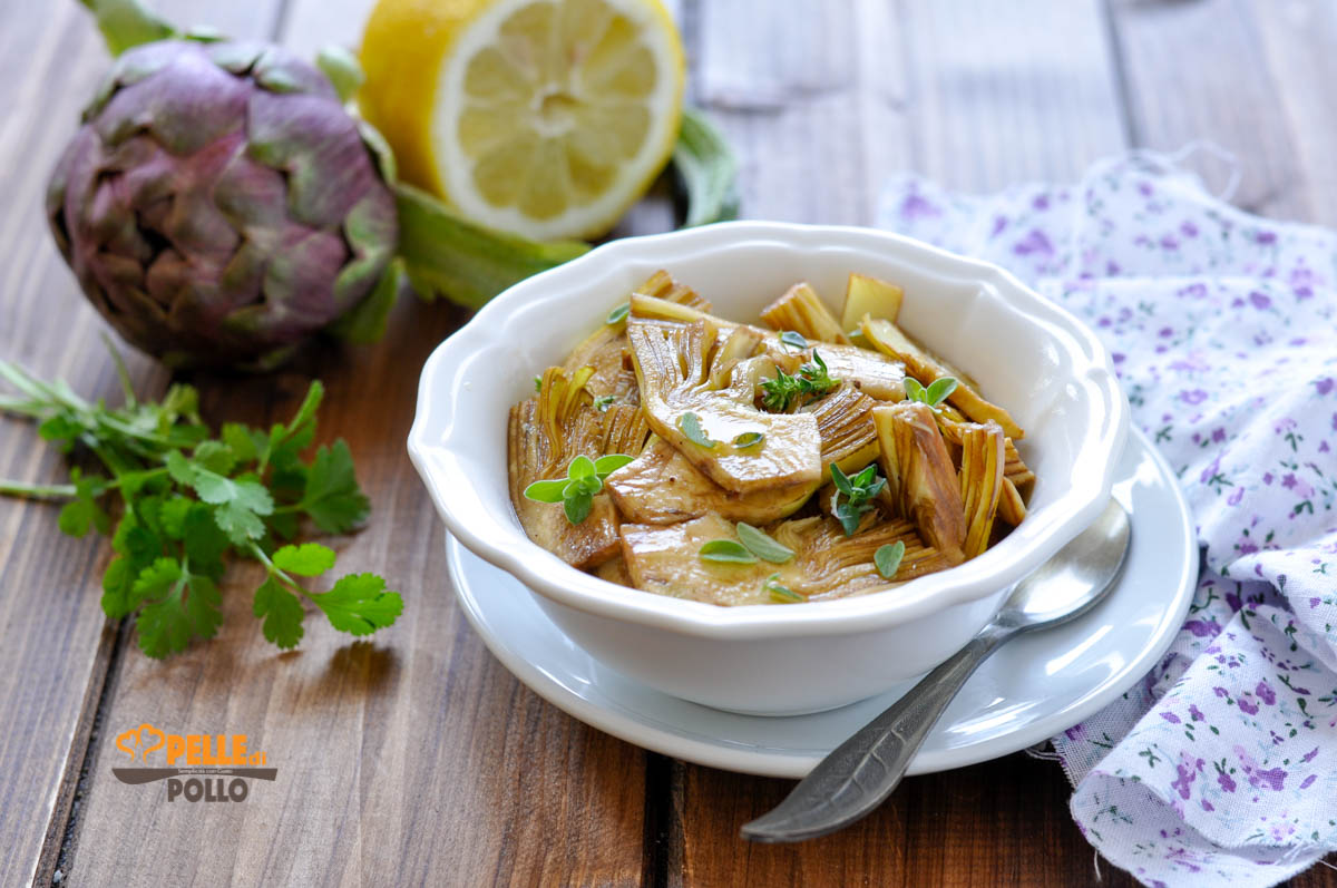 Insalata di carciofi crudi
