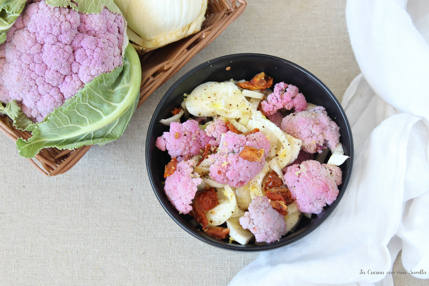 Insalata di cavolfiore e finocchio