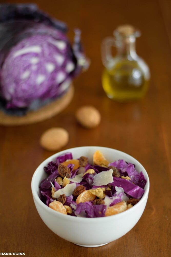 Insalata di cavolo cappuccio viola