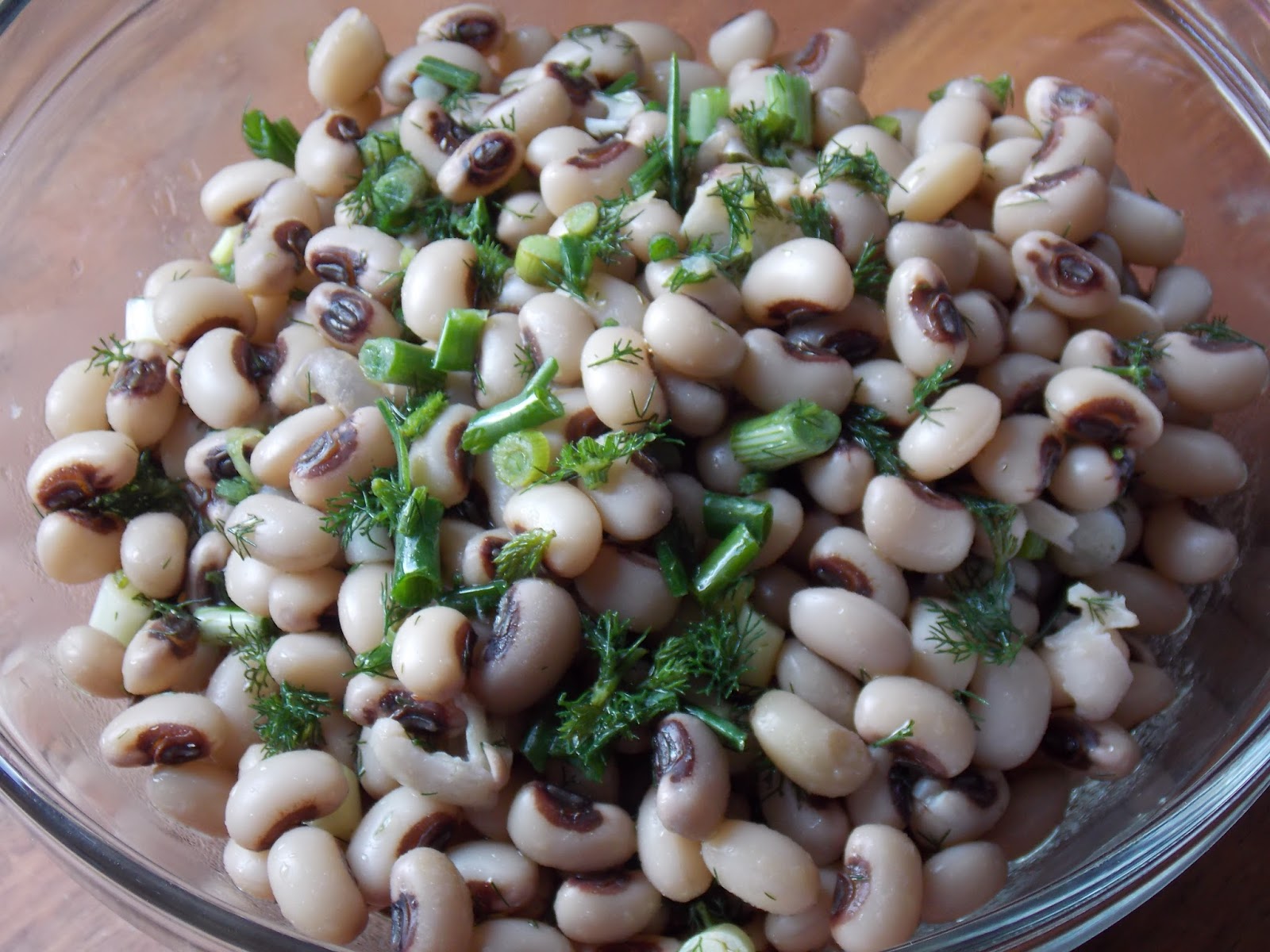 Insalata di fagioli ad occhio nero