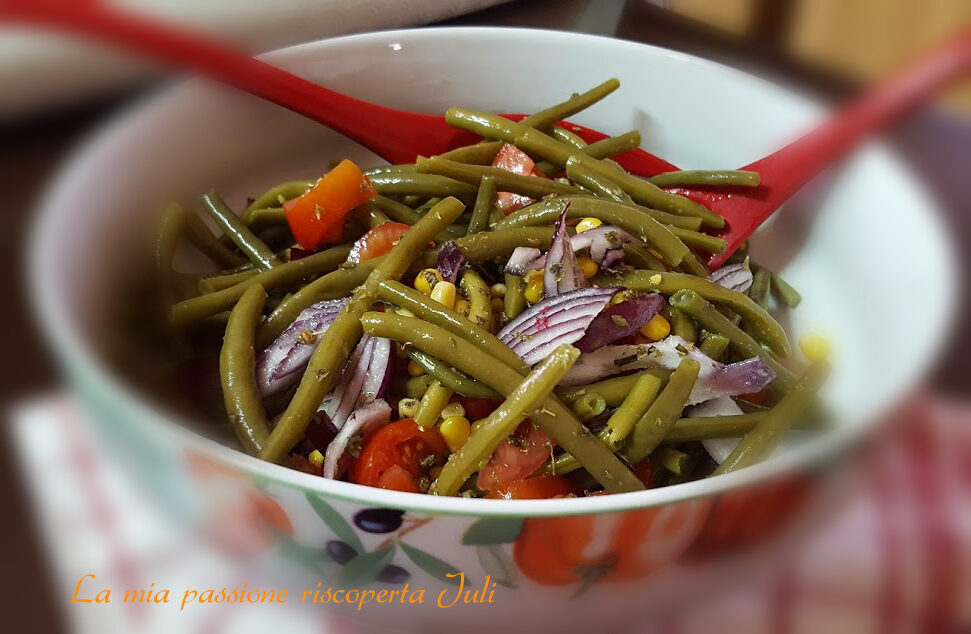 Insalata di fagiolini e mais