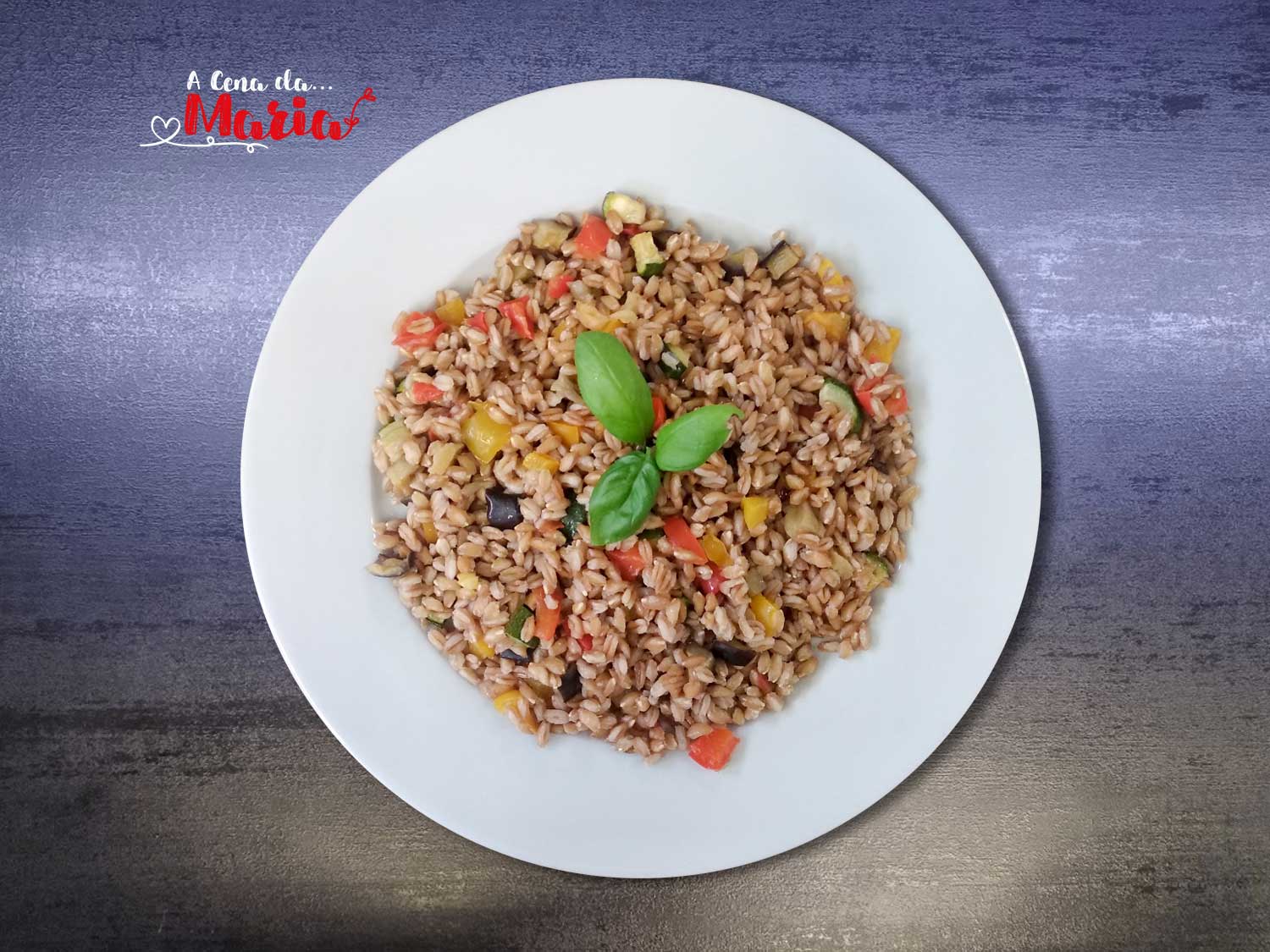 Insalata di farro con verdure