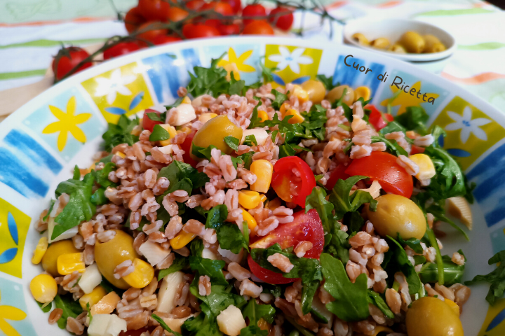 Insalata di farro fredda