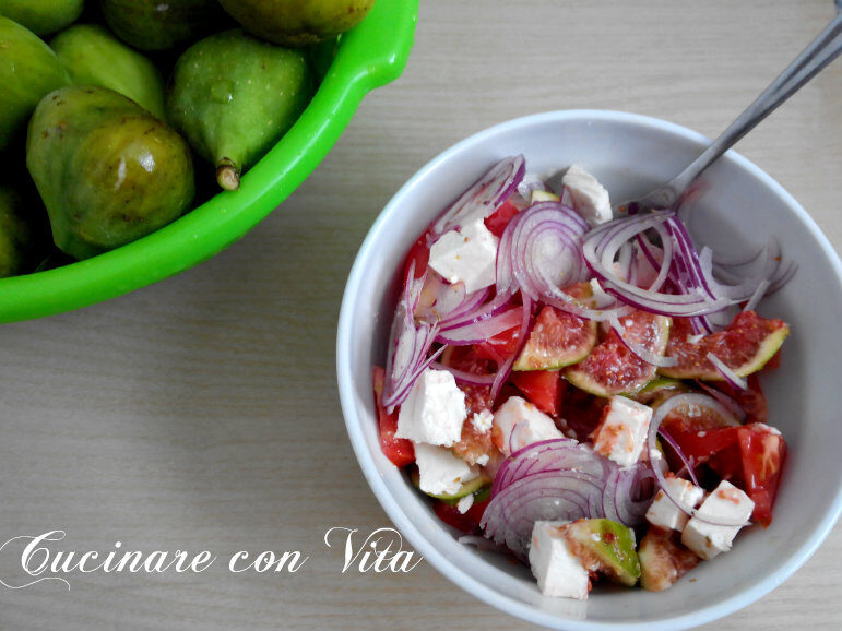 Insalata di fichi e feta