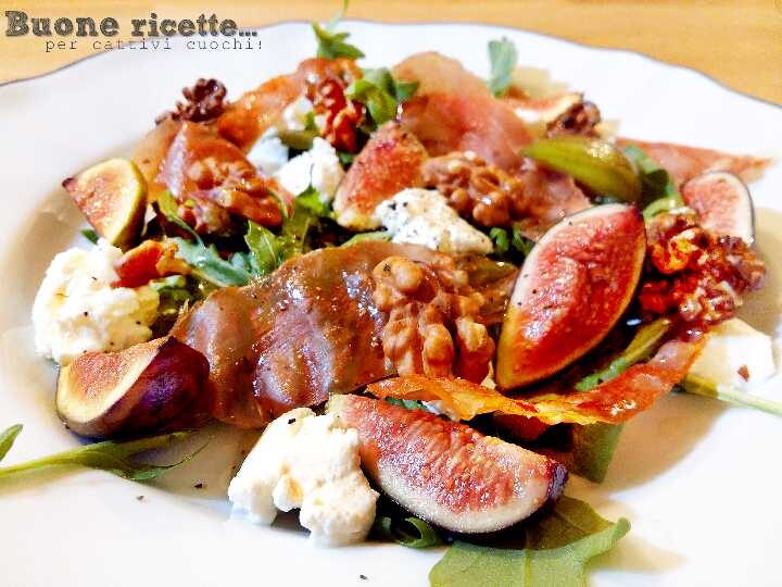 Insalata di fichi e prosciutto