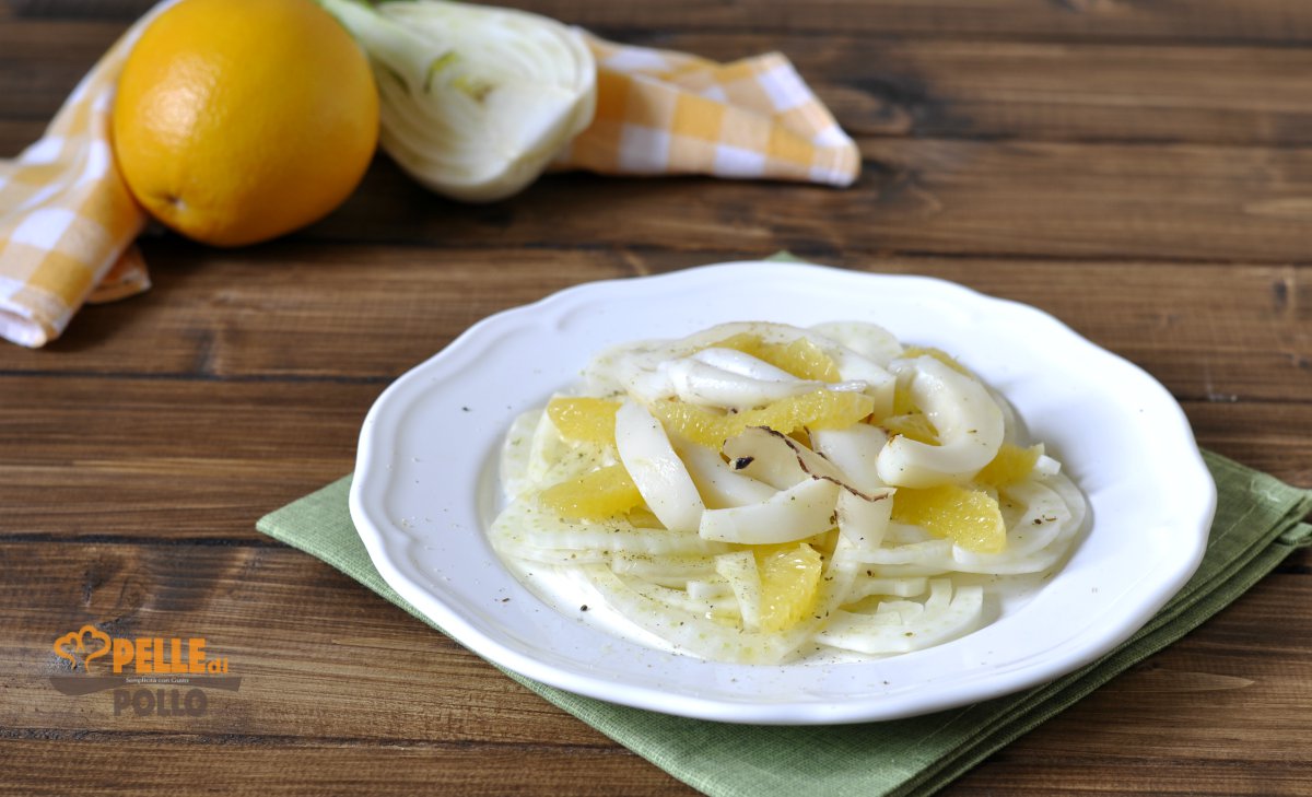Insalata di finocchi arance e seppie