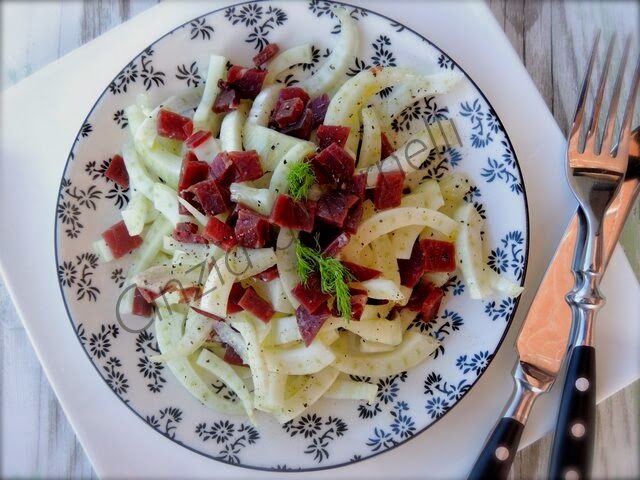 Insalata di finocchi e bresaola