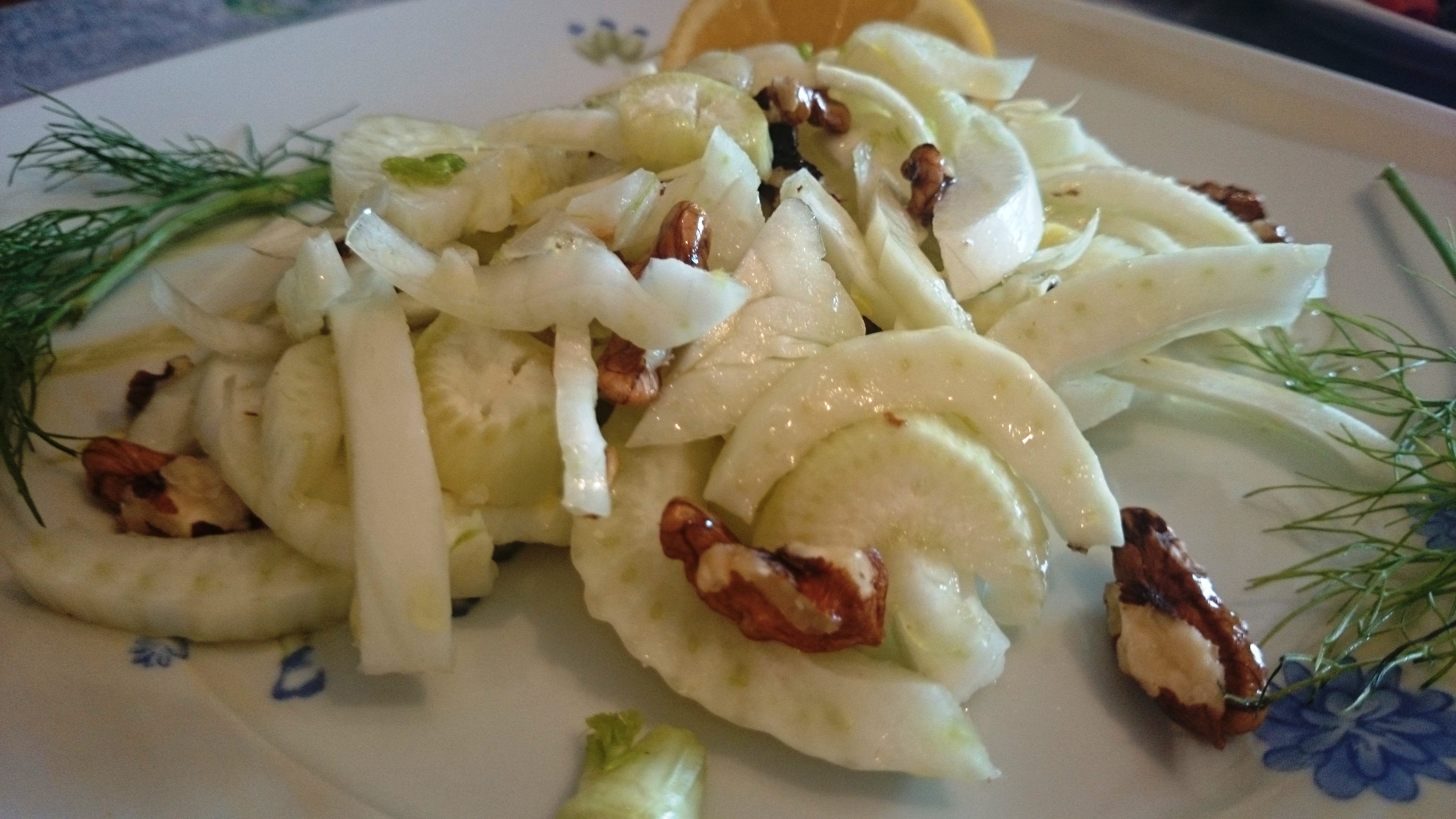 Insalata di finocchi e noci