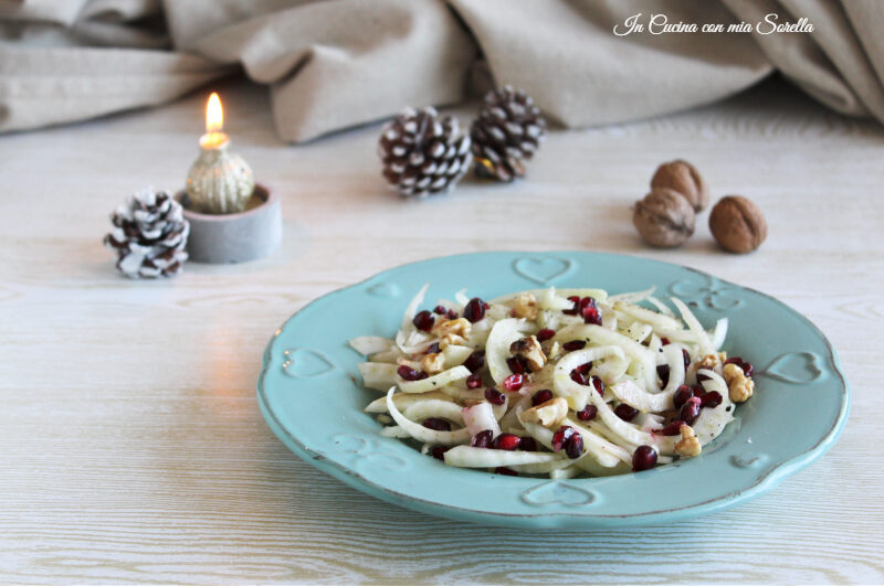 Insalata di finocchio e melograno