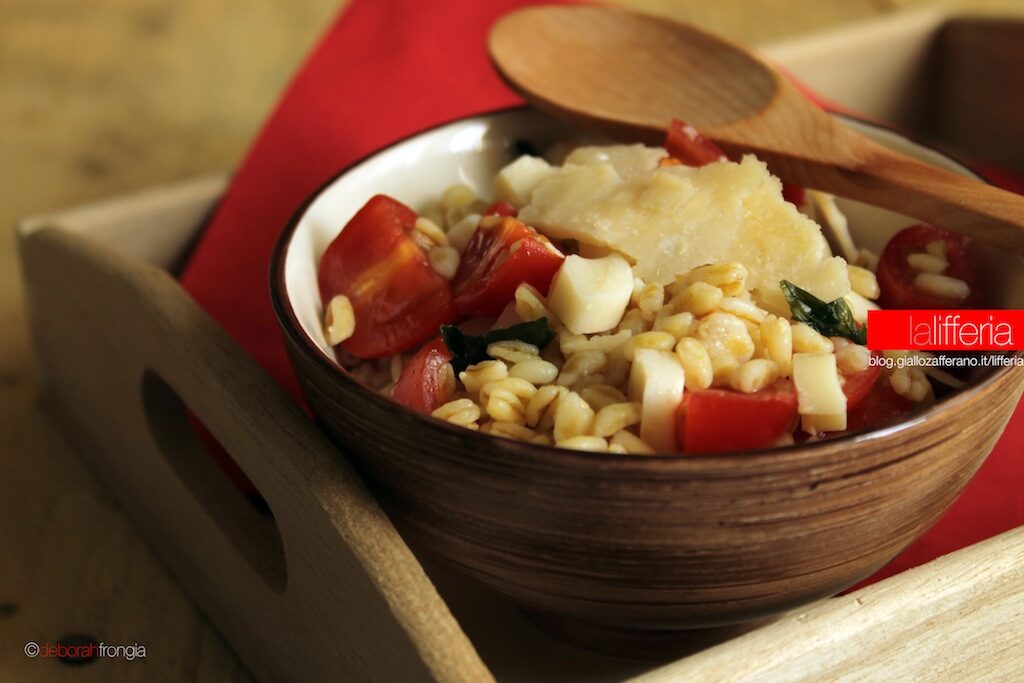 Insalata di grano al doppio Parmigiano Reggiano
