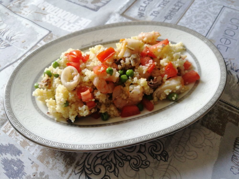 Insalata di mare con cous cous