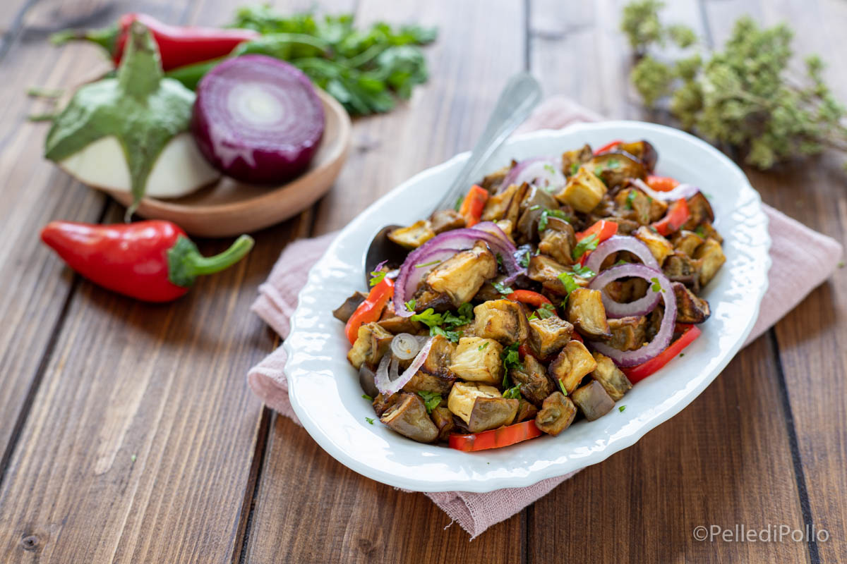 Insalata di melanzane semplice