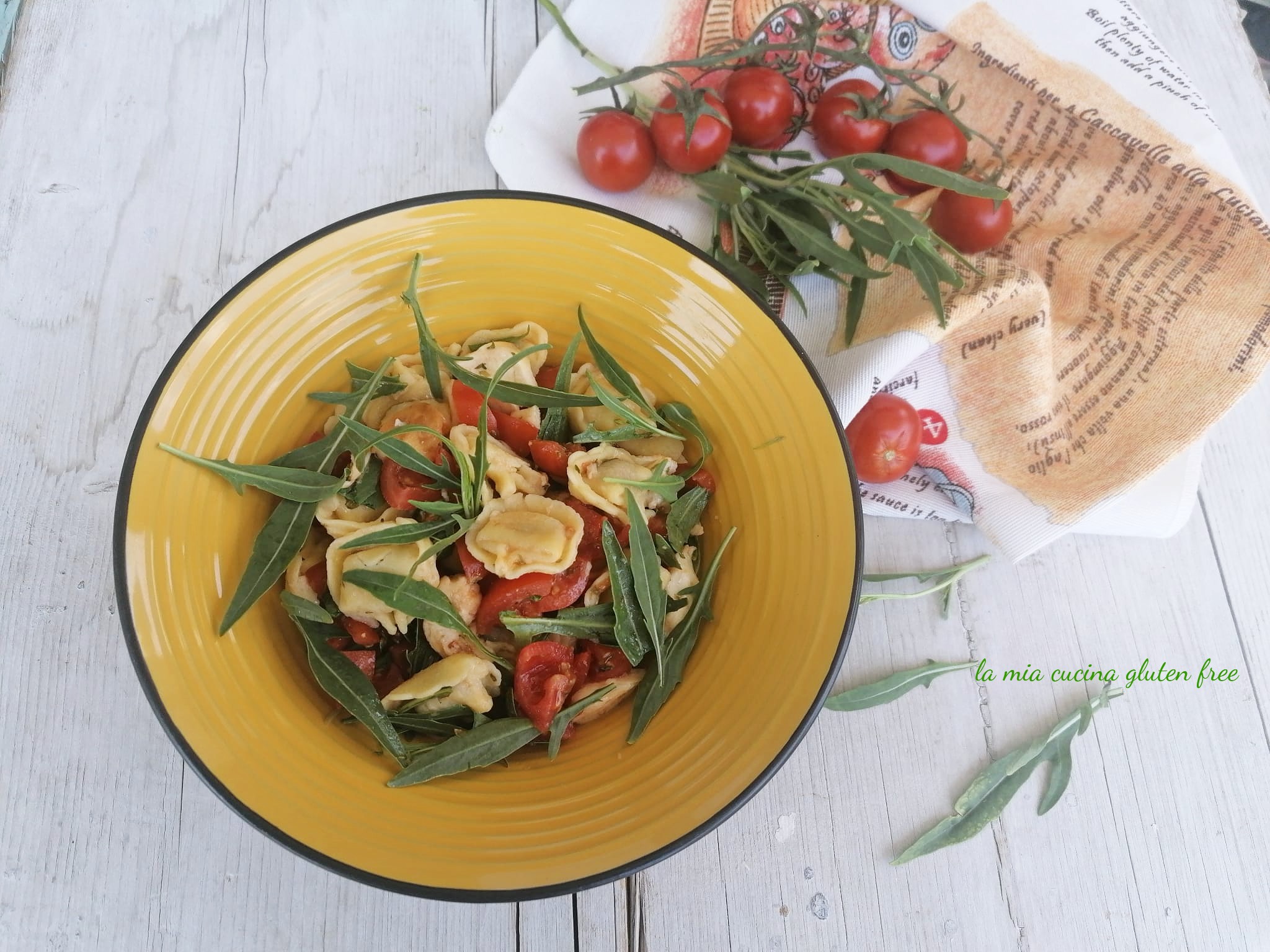 Insalata di pasta con tortellini senza glutine