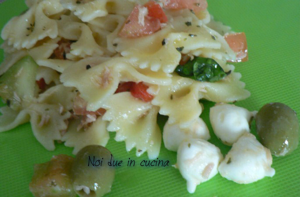 Insalata di pasta-ricetta veloce
