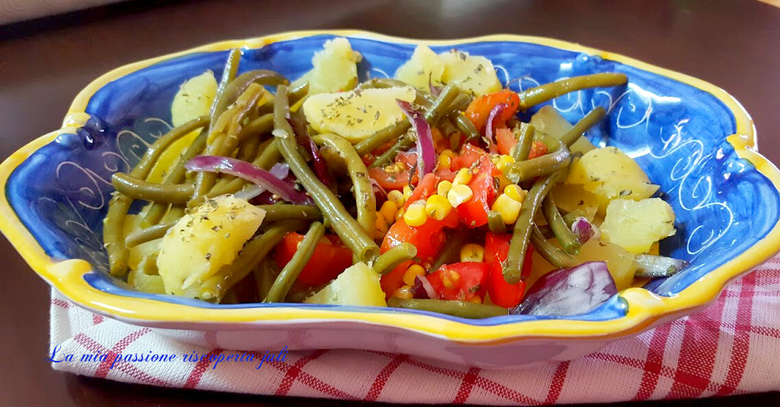 Insalata di patate e fagiolini