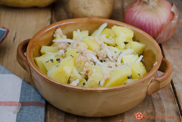 Insalata di patate e tonno â ricetta microonde