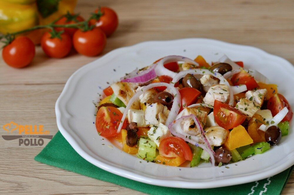 Insalata di pollo alla greca