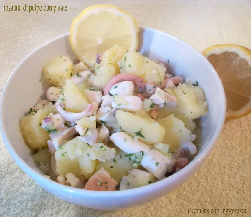 Insalata di polpo con patate