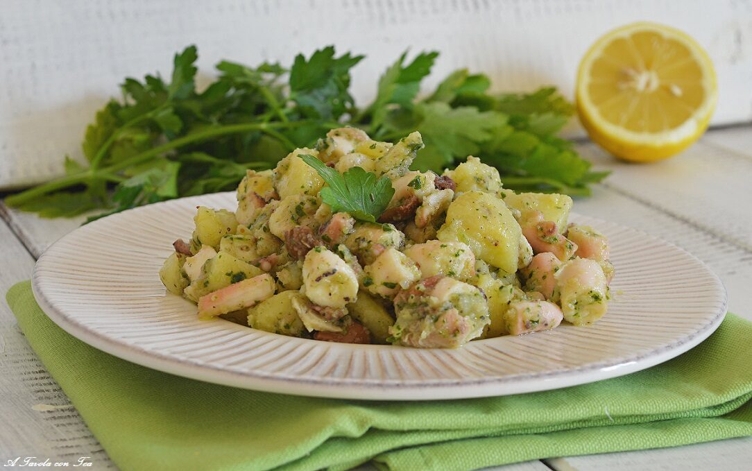 Insalata di polpo e patate con la slow cooker