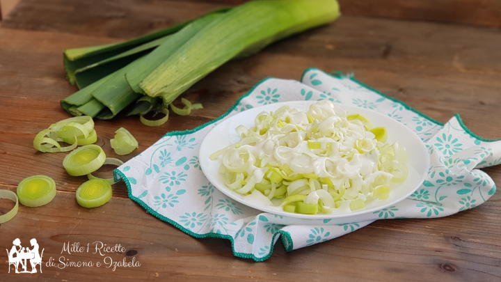 Insalata di poro agrodolce o salata