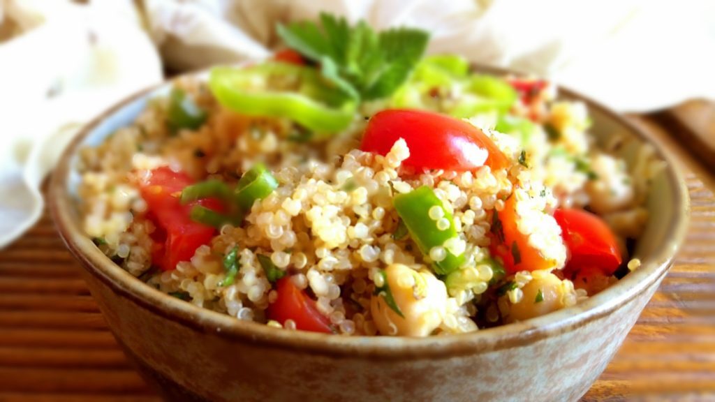 Insalata di quinoa e ceci