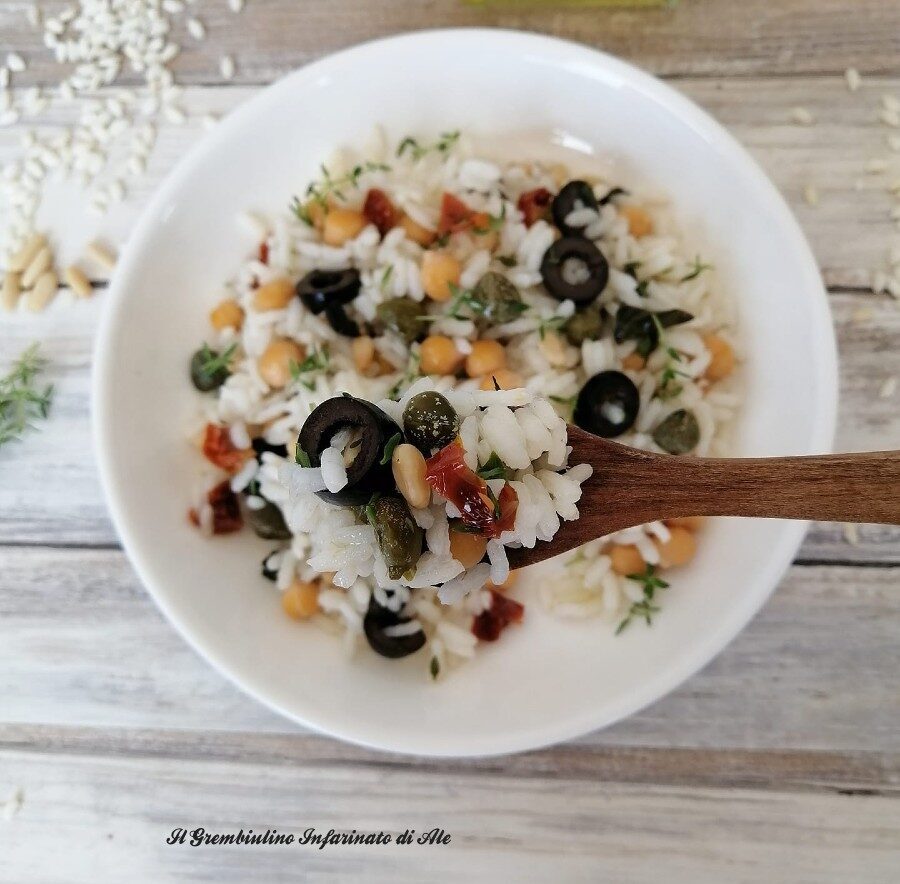 Insalata di riso alla mediterranea