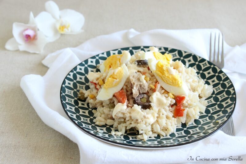 Insalata di riso con maionese