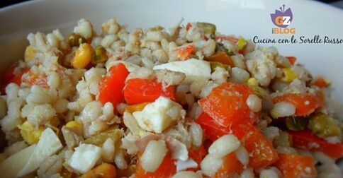 Insalata di riso ed orzo alla russo