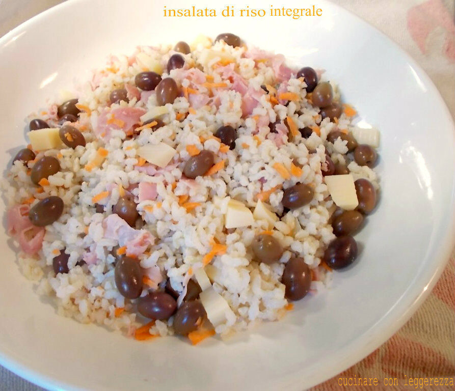Insalata di riso integrale