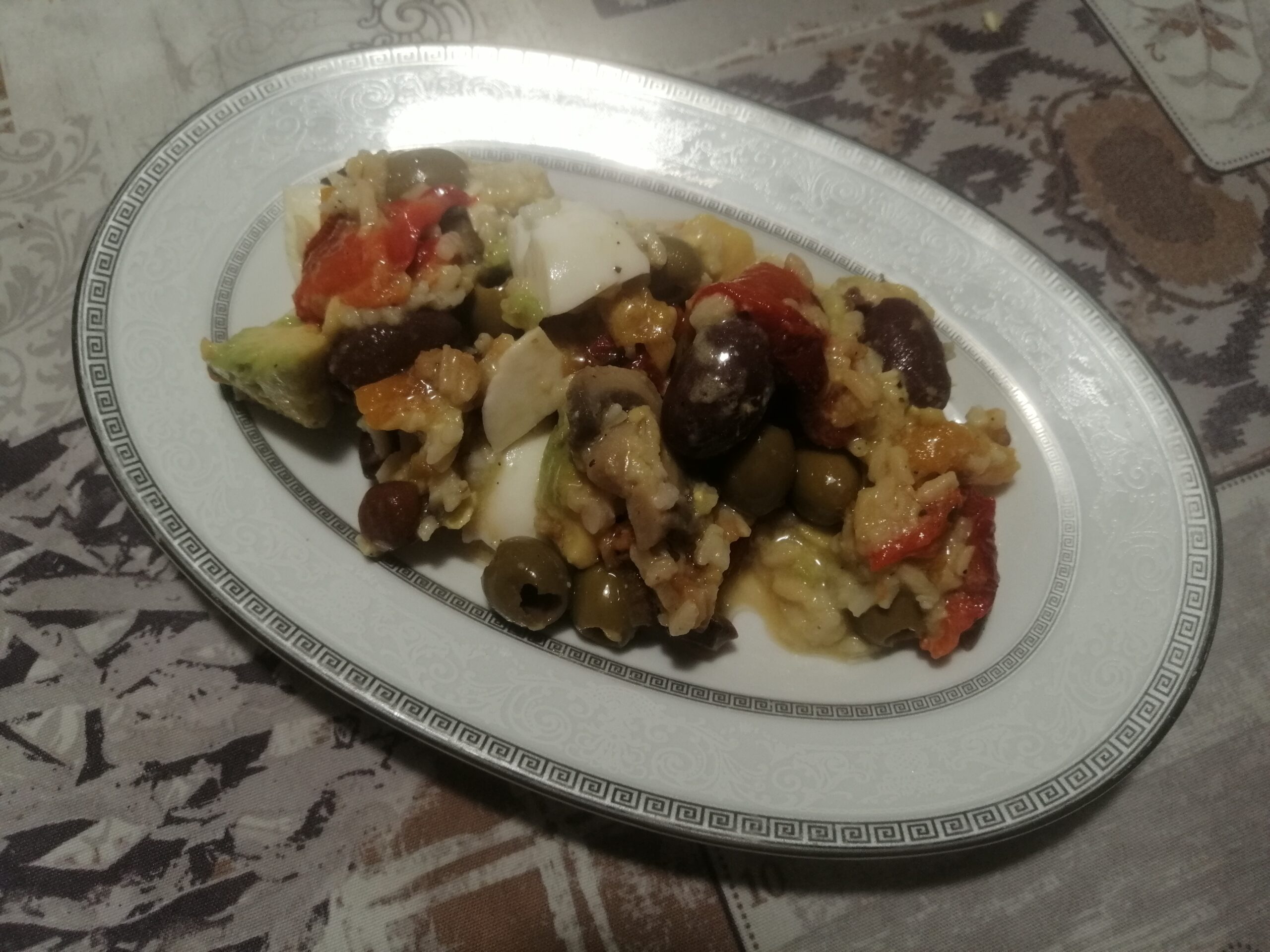 Insalata di riso vegetariana
