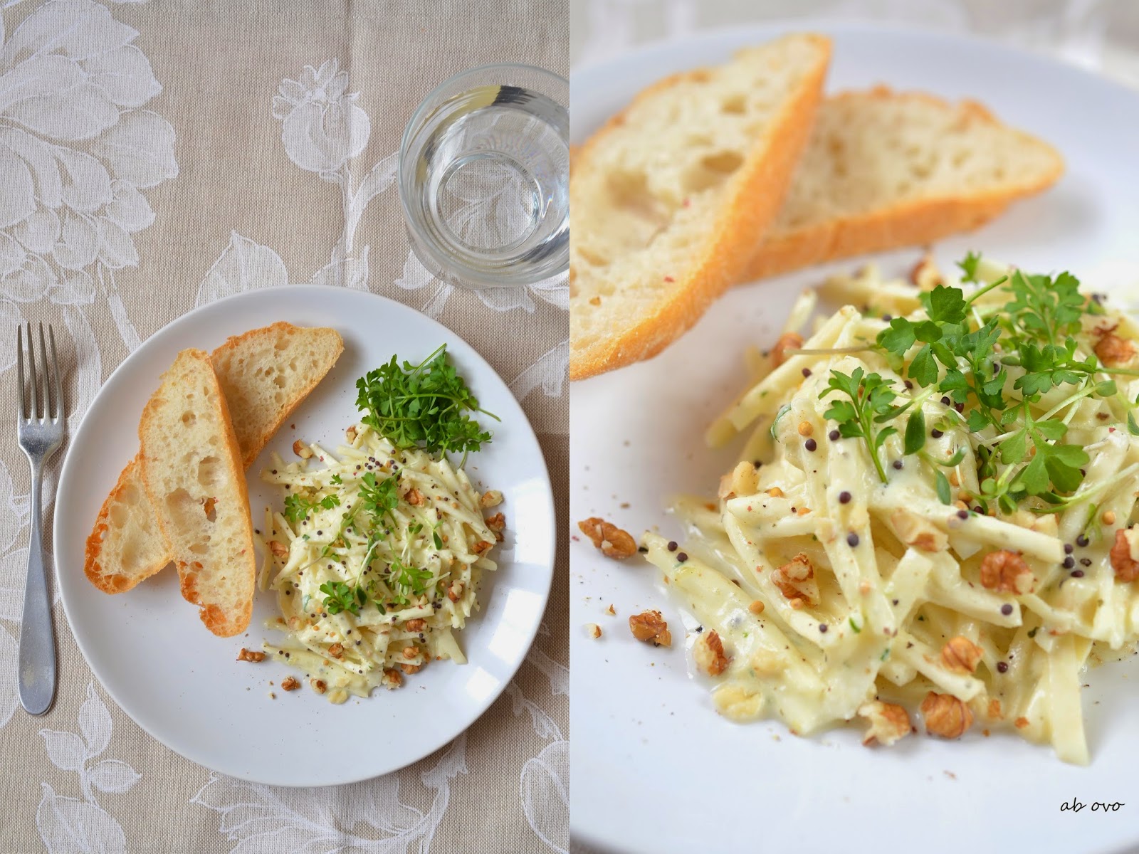 Insalata di sedano rapa e noci – Céleri-rave rémoulade