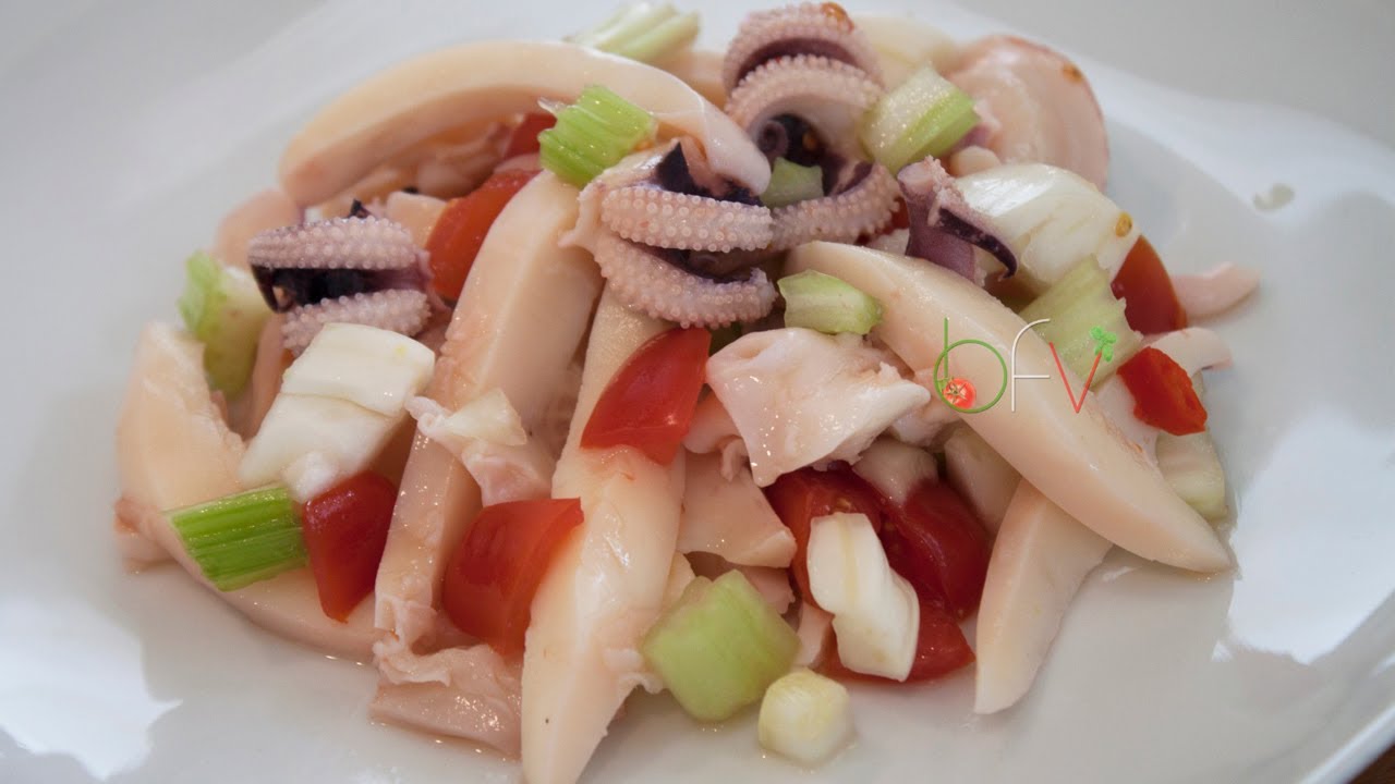 Insalata di seppie [videoricetta]