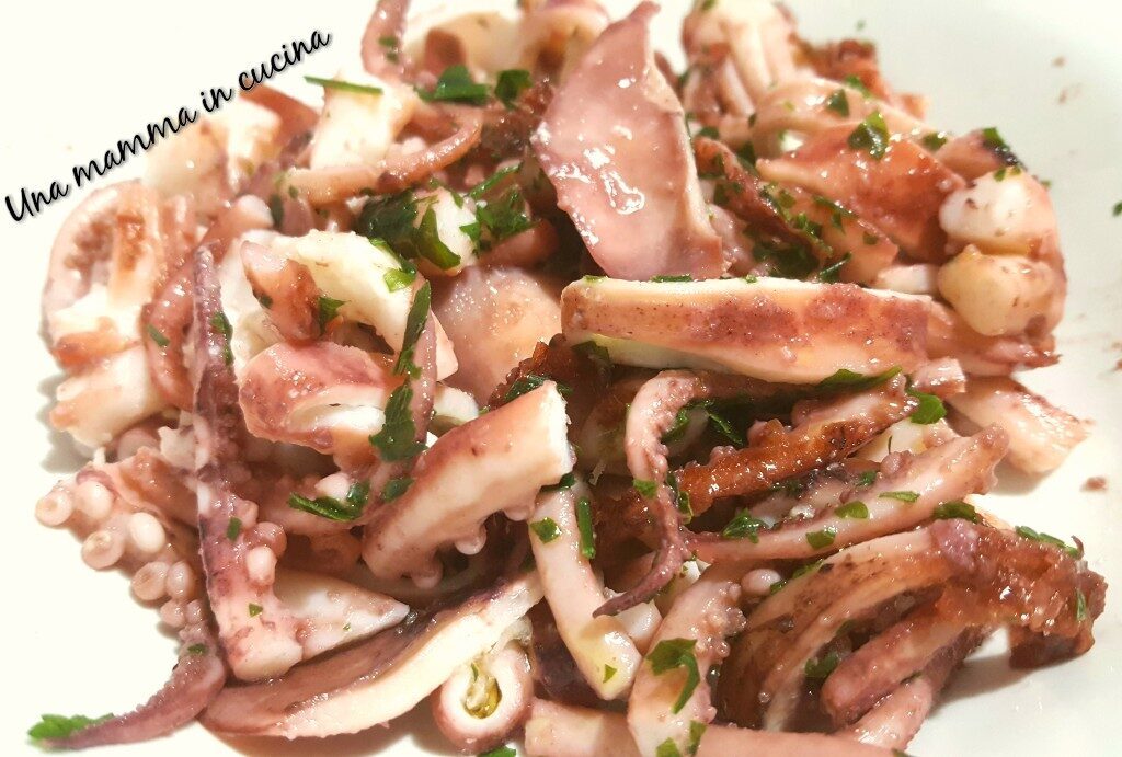 Insalata di totani grigliati