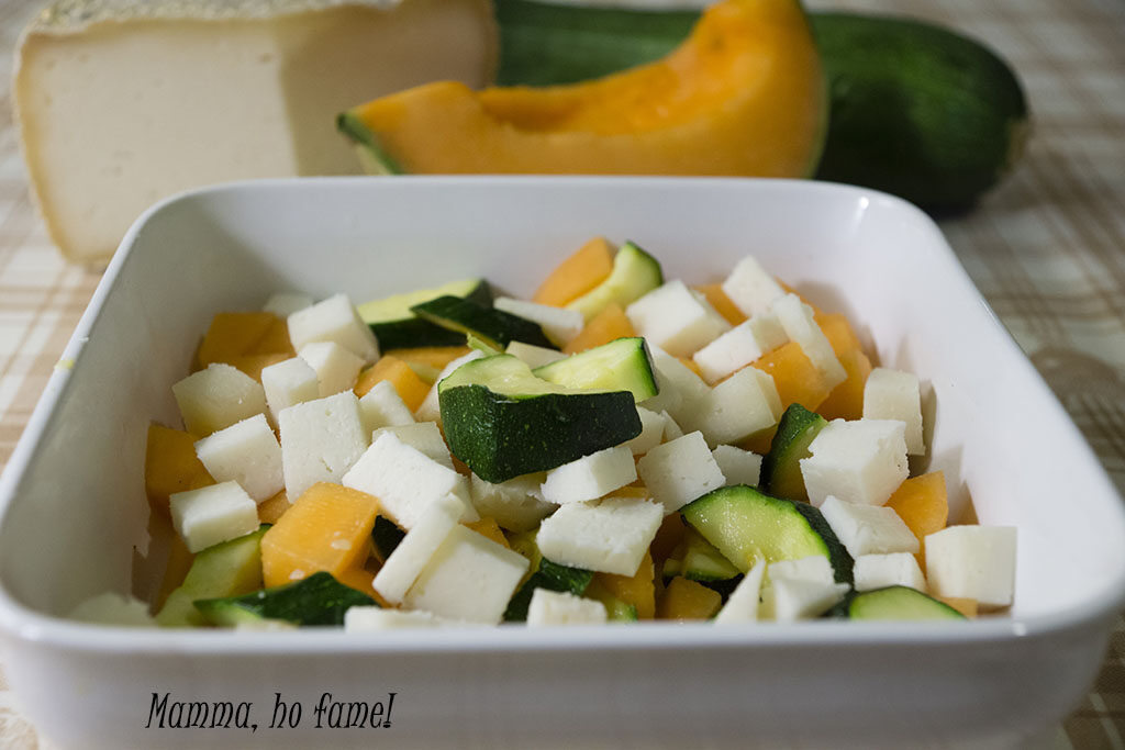Insalata di zucchine e melone