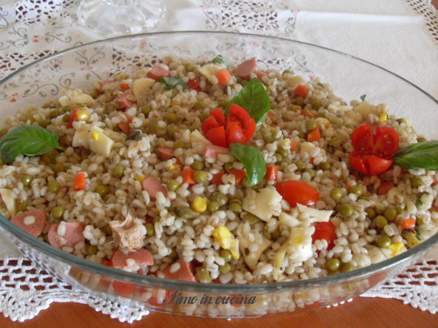 Insalata d’orzo perlato