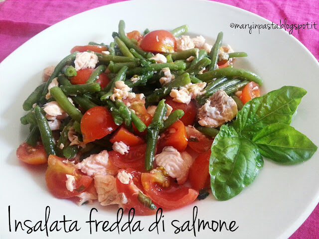 Insalata fredda di salmone