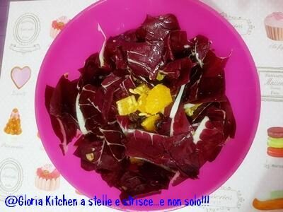 Insalata Gustosa di Radicchio con Arancia