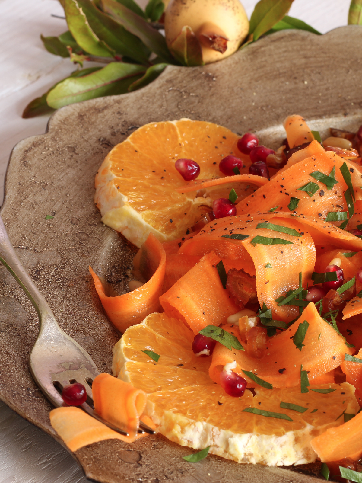Insalata marocchina di carote e datteri